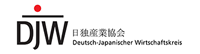ロゴ：日独産業協会（Deutsch-Japanischer Wirtschaftskreis ：DJW）