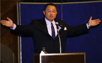 山下 泰裕 氏 東海大学 副学長 ロサンゼルスオリンピック 金メダリスト 経済同友会
